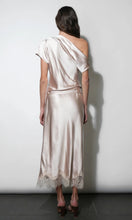 Load image into Gallery viewer, Greylin Nina Lace Hem Slip Midi Skirt