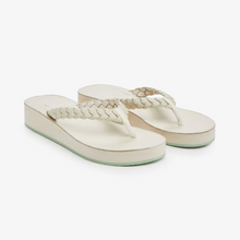 Load image into Gallery viewer, Hari Mari Women’s Meadows Braided Platform Flip Flops