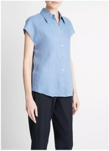 Load image into Gallery viewer, Vince Cap-Sleeve Blouse