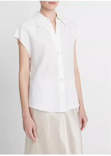 Load image into Gallery viewer, Vince Cap-Sleeve Blouse