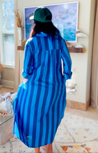 Load image into Gallery viewer, Cabana Club California Surf Stripe Dress