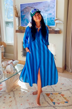Load image into Gallery viewer, Cabana Club California Surf Stripe Dress