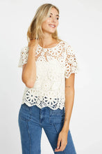 Load image into Gallery viewer, CABALLERO Carmen Ivory Lace Top