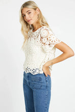 Load image into Gallery viewer, CABALLERO Carmen Ivory Lace Top