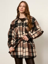 Load image into Gallery viewer, Sanctuary Locket Plaid Coat
