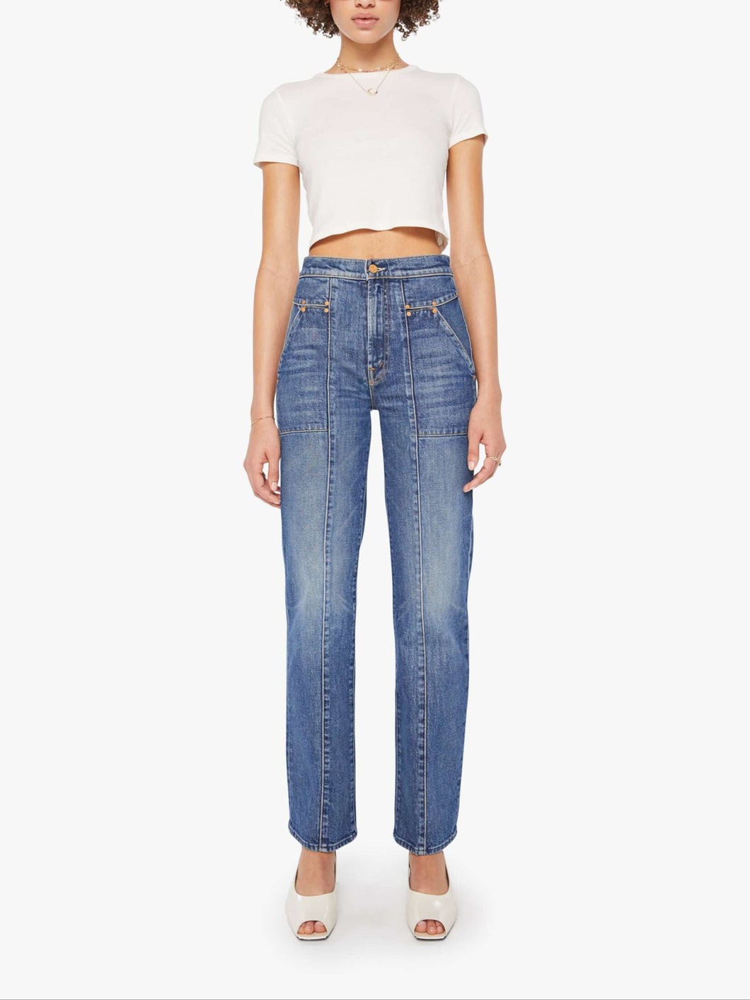 MOTHER The Riveting Rambler Zip Sneak
