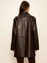 Load image into Gallery viewer, Sanctuary Avid Vegan Leather City COat
