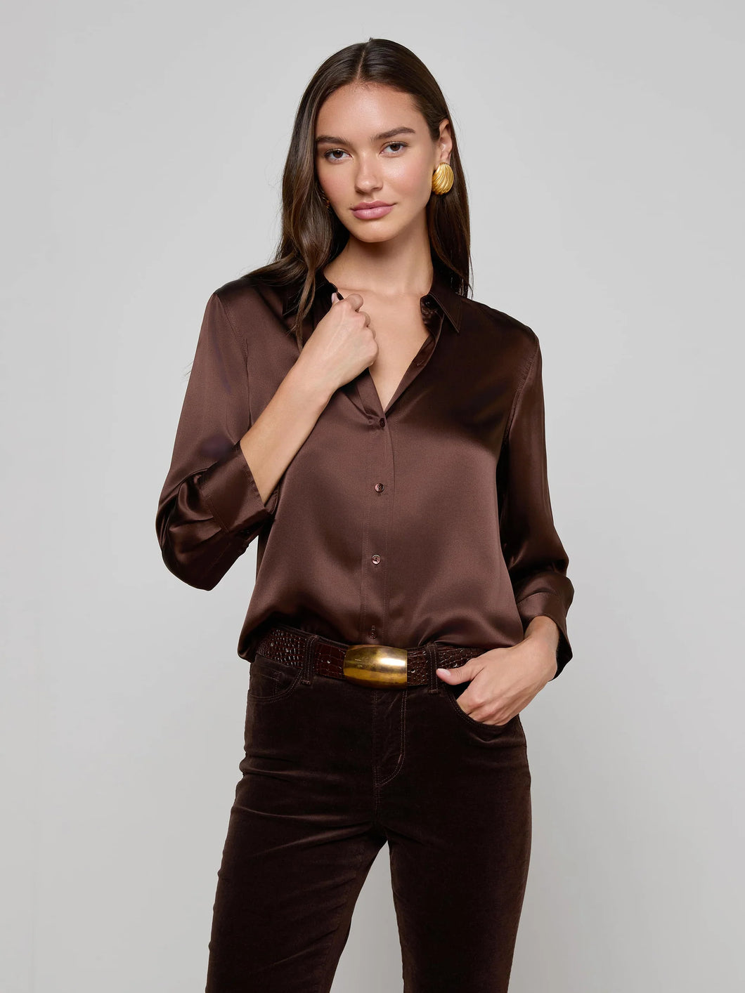 L'agence Dani 3/4 Sleeve Blouse