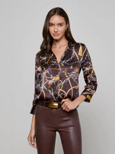 Load image into Gallery viewer, L&#39;agence Dani 3/4 Sleeve Blouse
