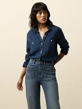 Load image into Gallery viewer, Faherty Tried &amp; True Chambray Shirt
