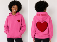 Heart and Stitch Pullover Hoodie