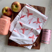 Load image into Gallery viewer, Brave Birds Cotton Flour Sack Extra Large Tea Towel

