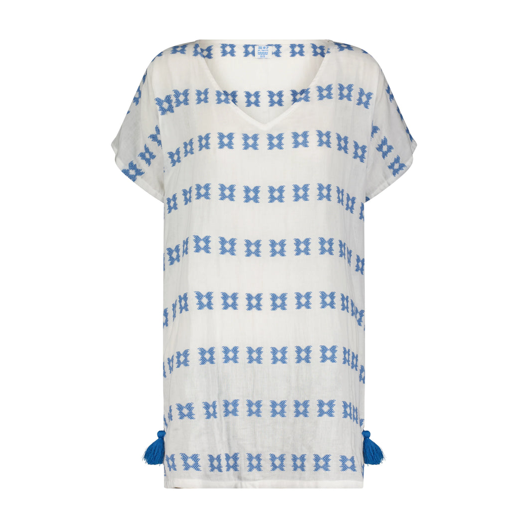 Capucine Women’s Mini Caftan Blue