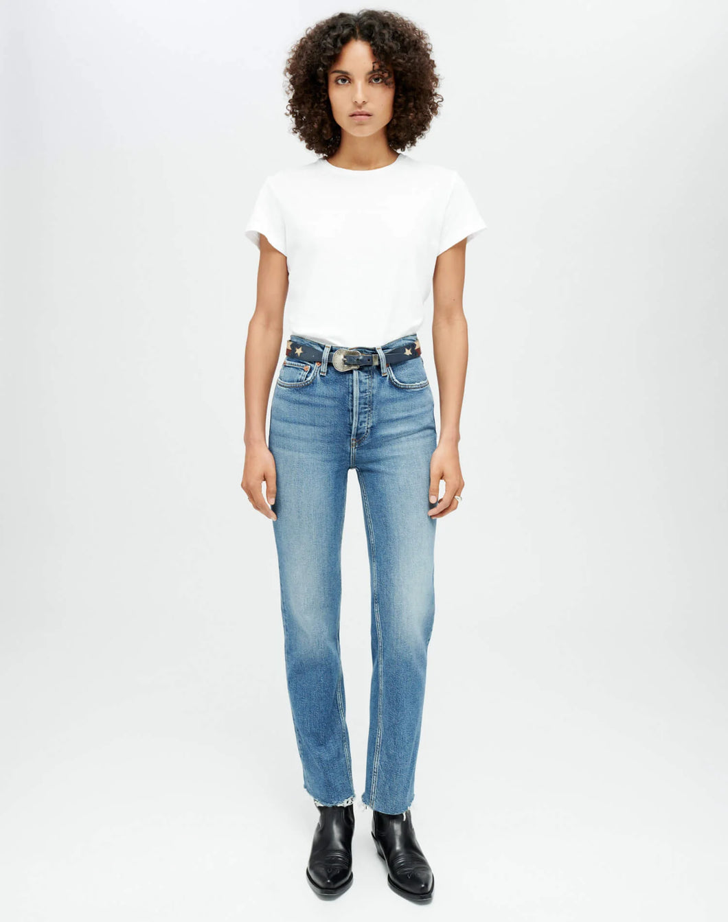 Re/Done Boxy Crop Tee