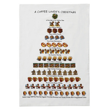 Load image into Gallery viewer, 12 Days of Christmas Cotton Tea Towel
