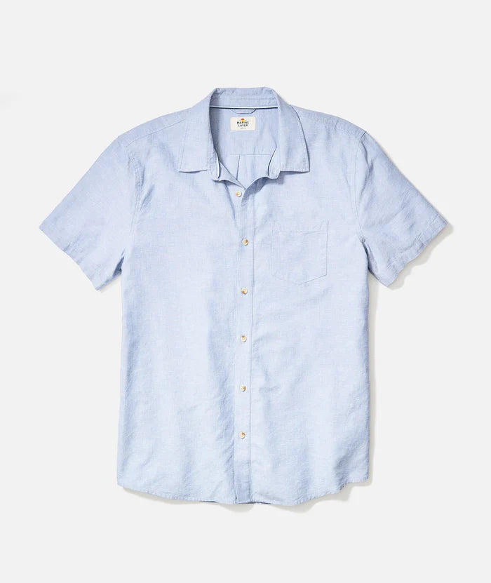 Marine Layer Better-Than-Linen Short Sleeve Shirt