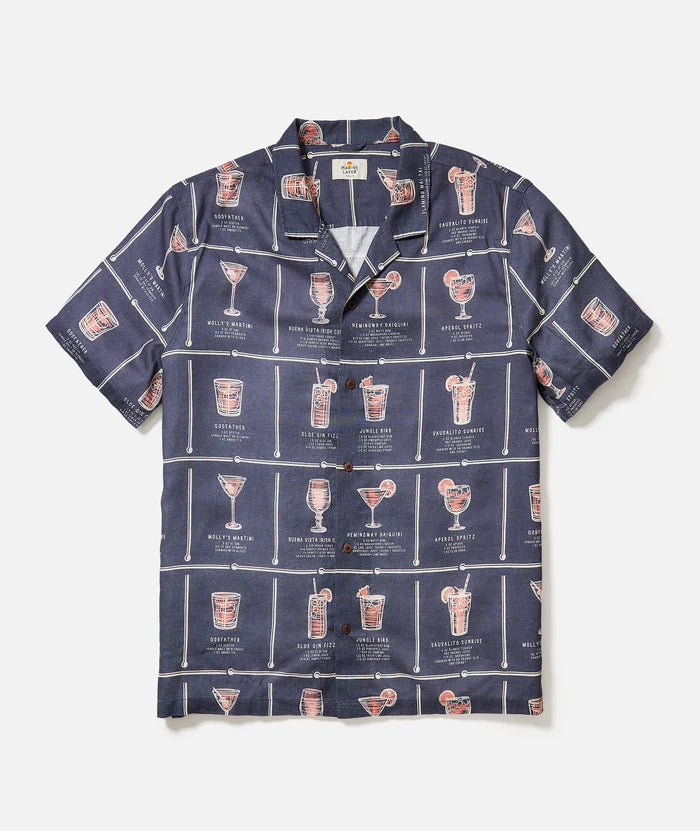 Marine Layer Tencel Linen Resort Shirt