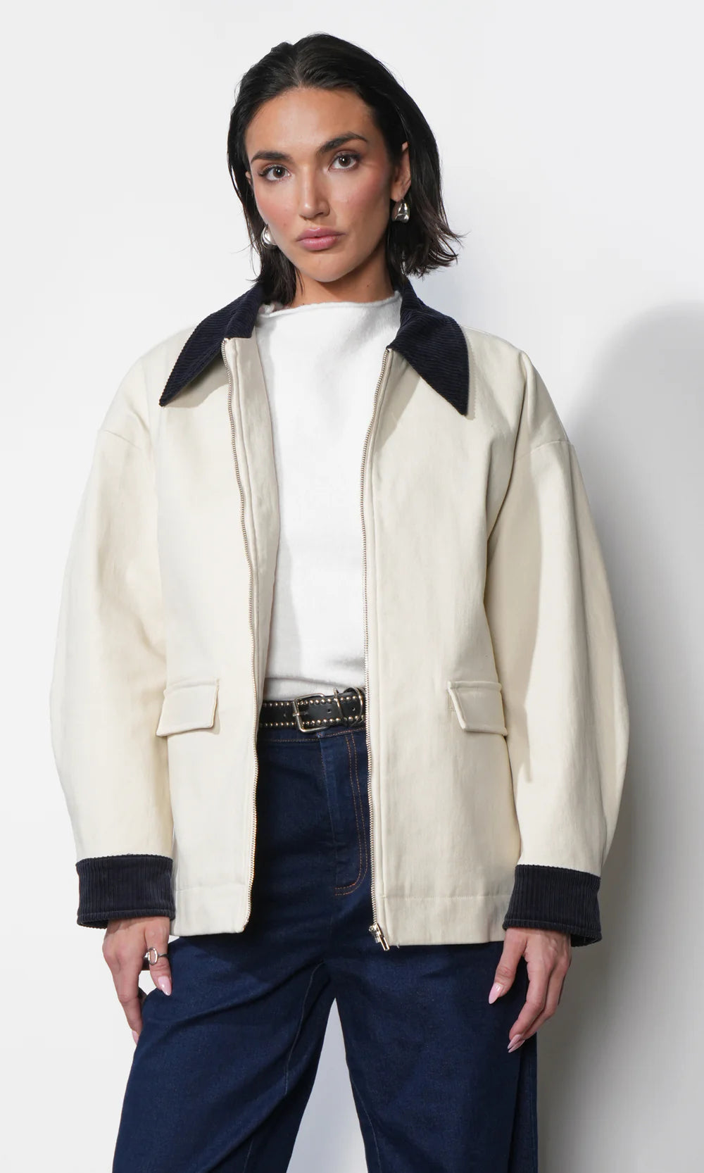 Greylin Samira Oversized Barn Jacket