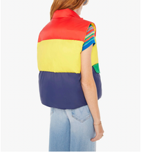Load image into Gallery viewer, Mother Denim Pillow Talk Tri Color Vest
