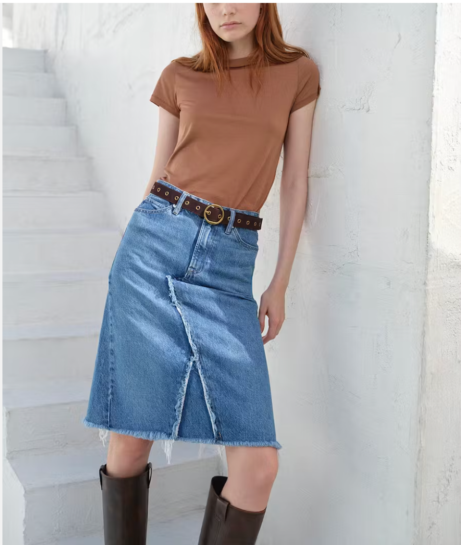 Frame Deconstructed Skirt