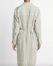 Load image into Gallery viewer, Vince Coast Stripe Short Shirt Dress
