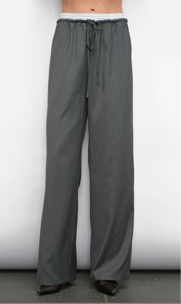 Greylin Coltrane Drawstring Trouser w/ Double Waist Band