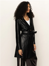 Load image into Gallery viewer, Sanctuary Vegan Leather Coat
