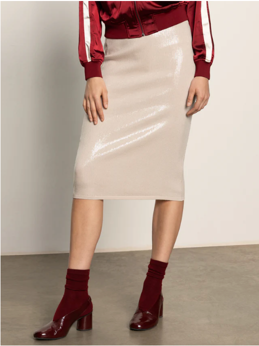 Sanctuary Sparkle Sequin Pencil Skirt