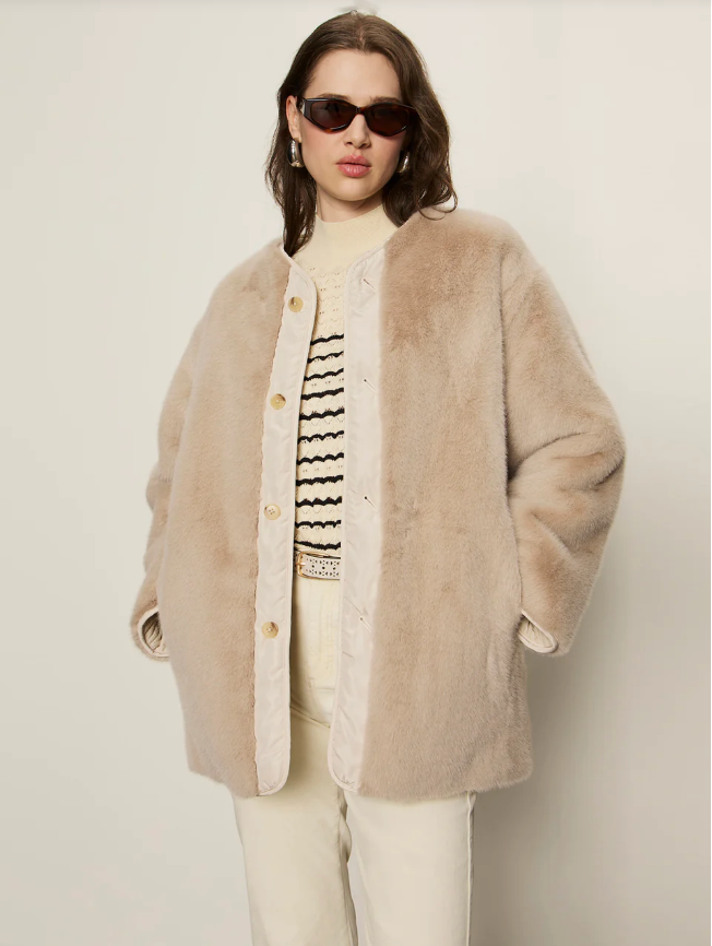 Sanctuary Reversible Fur Liner Jacket