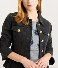 Load image into Gallery viewer, Cinq à Sept Dahlia Scrunched Seraphine Jean Jacket
