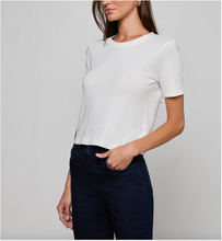 Load image into Gallery viewer, L'agence Stormy Cropped Cotton Tee
