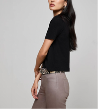 Load image into Gallery viewer, L'agence Stormy Cropped Cotton Tee
