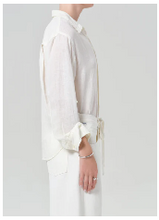 Load image into Gallery viewer, Citizens Shrunken Kayla Linen Shirt

