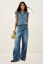 Load image into Gallery viewer, BA&amp;SH Denim Yoyo Top
