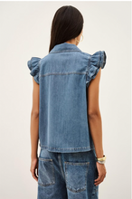 Load image into Gallery viewer, BA&amp;SH Denim Yoyo Top
