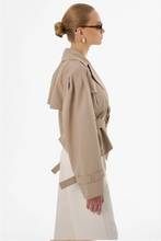 Load image into Gallery viewer, LaMarque Quinn Cropped Trench Jacket
