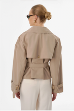Load image into Gallery viewer, LaMarque Quinn Cropped Trench Jacket
