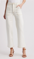 FRAME The Trapunto H/R Ankle Straight