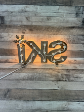 Load image into Gallery viewer, Ski Lighted Metal Sign
