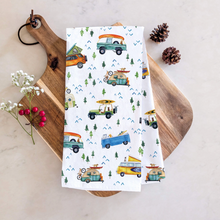 Load image into Gallery viewer, Watercolor Wednesday Cotton Flour Sack Tea Towel
