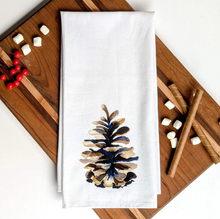 Load image into Gallery viewer, Watercolor Wednesday Cotton Flour Sack Tea Towel
