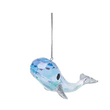 Load image into Gallery viewer, Ocean inspired Glass and Wood carved ornaments
