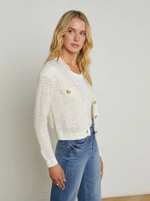 Load image into Gallery viewer, L&#39;AGENCE Blanca Sequin Cardigan
