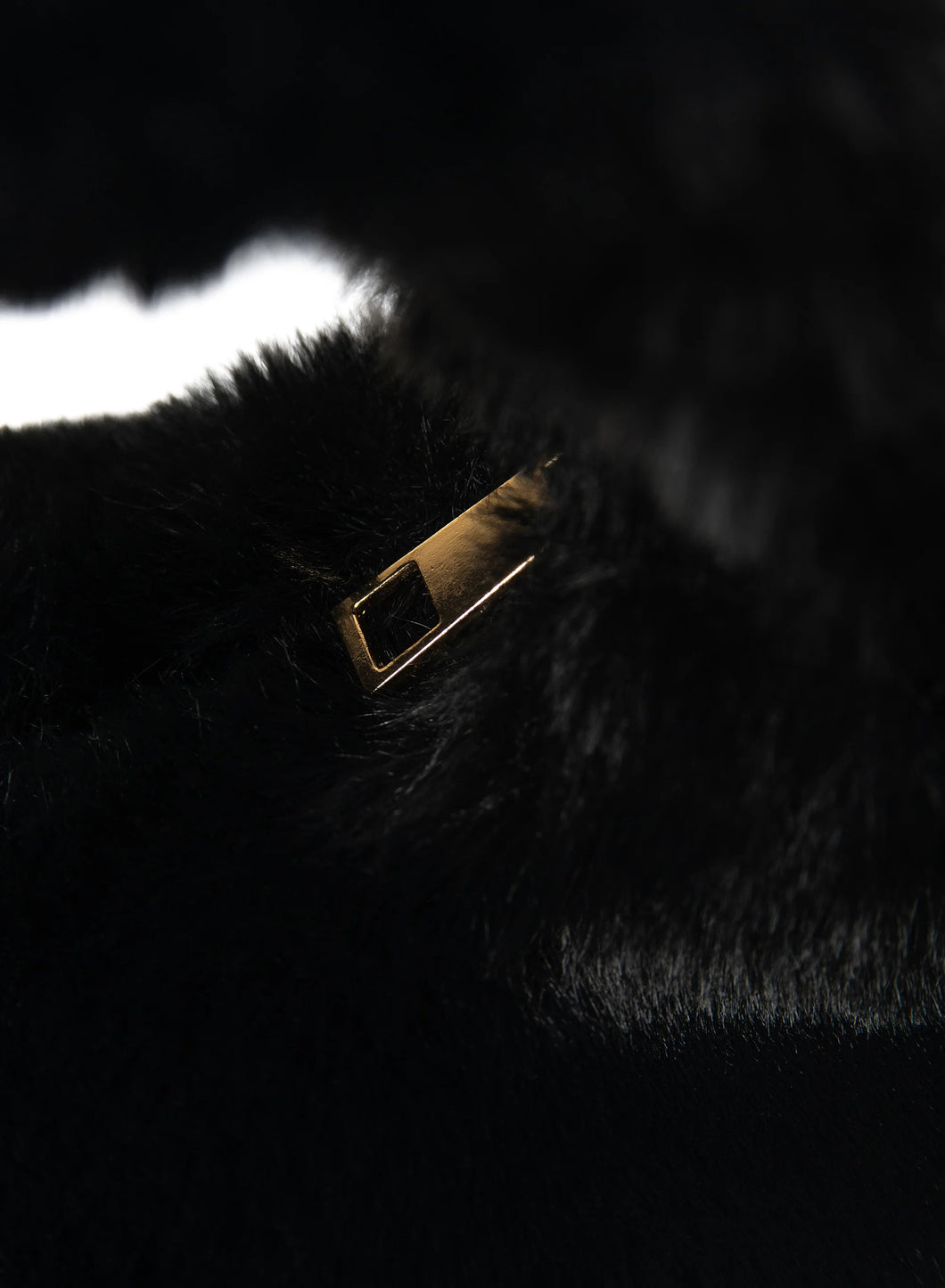 LAMARQUE Alix Mini Faux Fur Hobo Bag