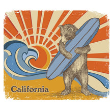 Load image into Gallery viewer, SF Mercantile Surf Bear Zip Hoodie
