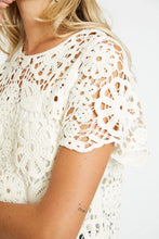 Load image into Gallery viewer, CABALLERO Carmen Ivory Lace Top
