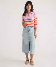 Load image into Gallery viewer, Marine Layer Claire Relaxed Sweater Polo
