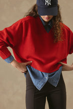 Load image into Gallery viewer, 27 Miles Crystal V-Neck Pullover
