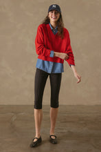 Load image into Gallery viewer, 27 Miles Crystal V-Neck Sweater
