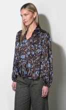 Load image into Gallery viewer, Greylin Veda Flowy Tie Neck Blouse
